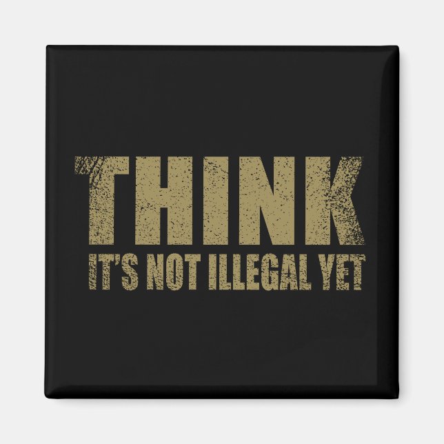 Aimant Drôle slogan sarcastique humour adulte sarcasme (Devant)