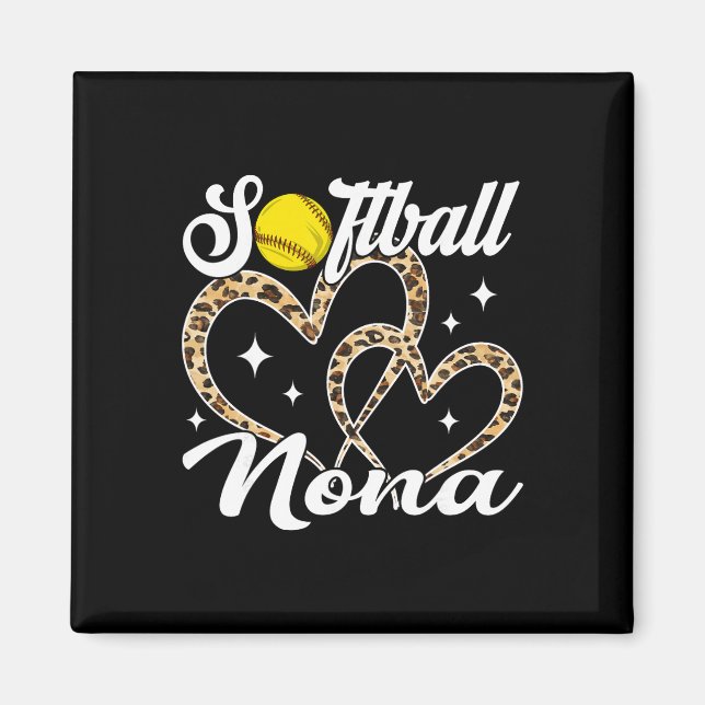 Aimant Drôle Softll Nona Léopard Softll Joueur  (Devant)