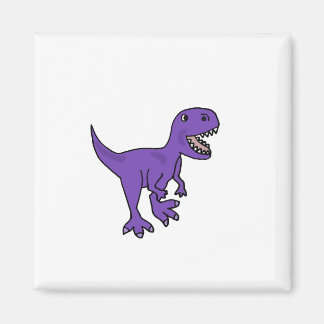 Aimant Drôle, T-Rex Dinosaure Violet