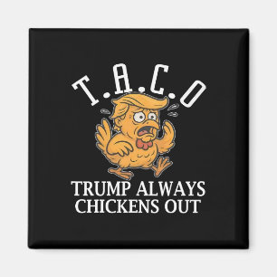 Aimant Drôle Taco Trump Toujours Se Défile T.a.c.o