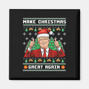 Aimant Drôle Trump 2024 Faire Noël Grande Encore Sweat Ug