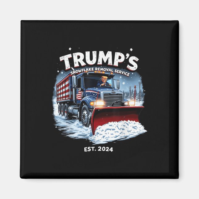 Aimant Drôle Trump 2024 Victory Snowflake Removal (Devant)