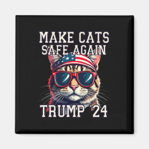 Aimant Drôle Trump 24 Président Dete Meme Rend Les Chats
