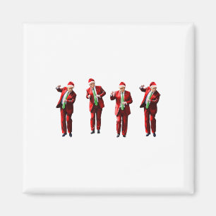 Aimant Drôle Trump Danse Santa Claus Noël Noël Noël Noël