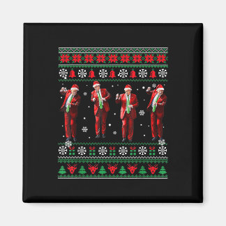 Aimant Drôle Trump Danse Santa Claus Noël Noël Noël Noël 