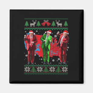 Aimant Drôle Trump Danse Santa Claus Noël Noël Noël Noël