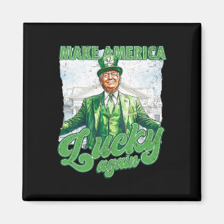 Aimant Drôle Trump Faire St Patrick's Day Grande Encore I