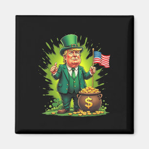 Aimant Drôle Trump Paddys Back 45 47 Jour de la Saint Pat