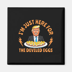 Aimant Drôle Trump Thanksgiving Je suis juste ici pour le