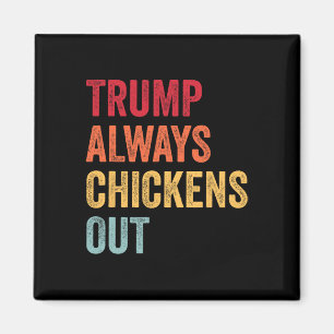 Aimant Drôle Trump Toujours Abandonne Taco Trump Poulet