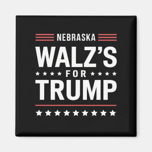 Aimant Drôle Trump Vance Walz's Pour Trump Nebraska