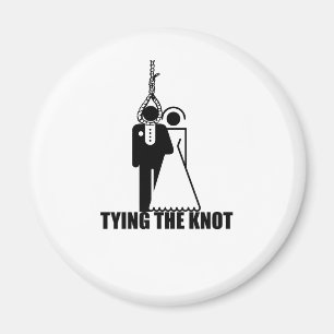 Aimant Drôle, "Tying the knot" design mariage