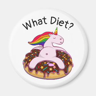 Aimant Drôle Unicorn Donut Quel Régime ?