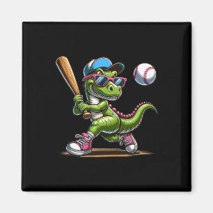Aimant Drôle Vendre Dinosaur Garçon Joueur Sport Amour T-