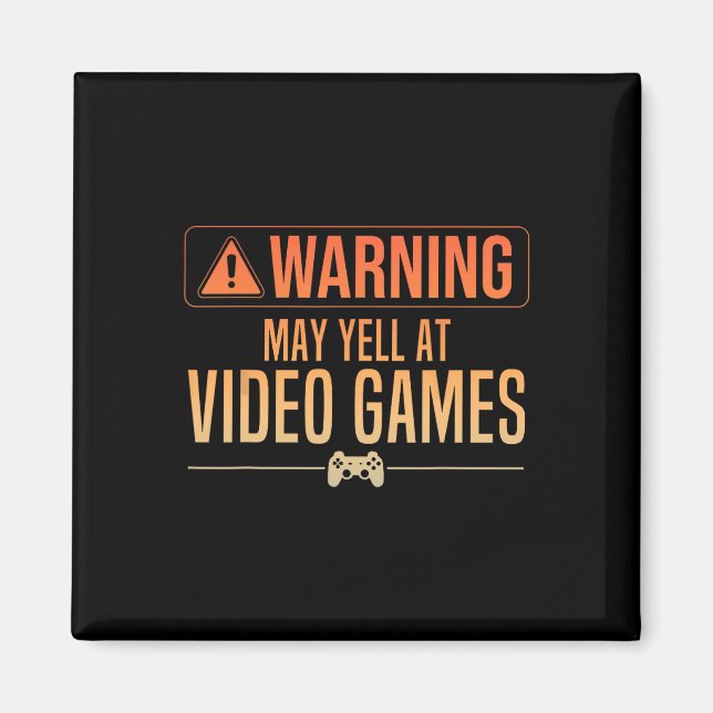 Aimant Drôle Vidéo Jeu Art Pour Hommes Femmes Jeu Pc Nerd (Devant)