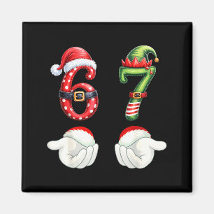 Aimant Drôles 67 Christmas Pullovers Six Seven Meme 6 7 E