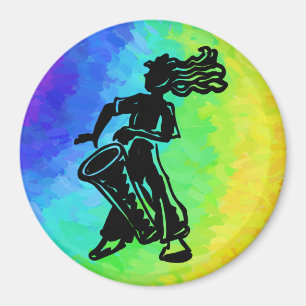Aimant Drum New York Boogie Nights Rainbow
