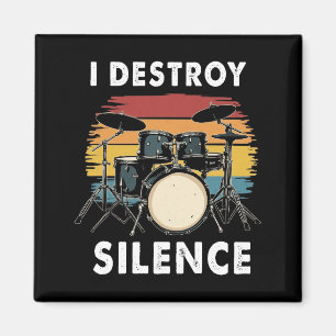 Aimant Drummer I Destruction Silence Drum