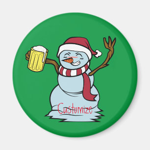 Aimant Drunk Snowman Thunder_cove
