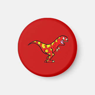 Aimant Dryptosaurus rouge