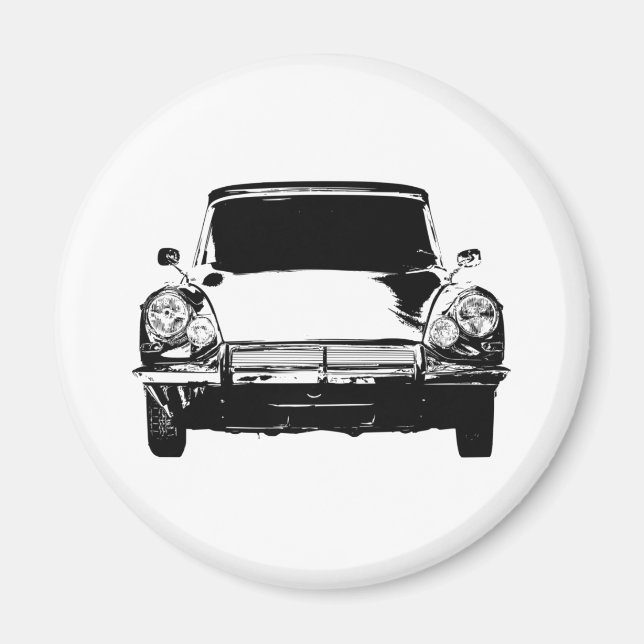 Aimant DS19 minimaliste La Déesse (Devant)