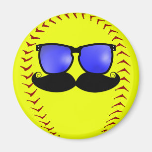 Aimant du base-ball de Fastpitch de moustache