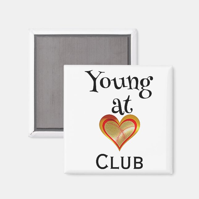 Aimant du club Young at Heart (Recto/Verso)
