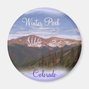 Aimant du Colorado de parc d'hiver