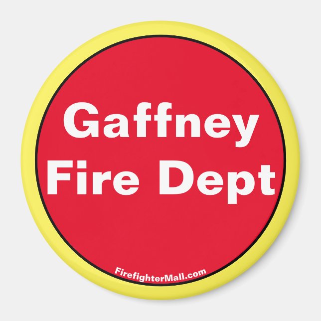 Aimant du détecteur de feu Gaffney (Devant)