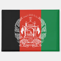 aimant du drapeau afghan