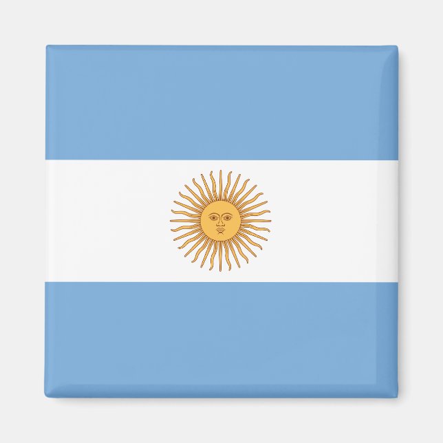 Aimant du drapeau argentin (Devant)
