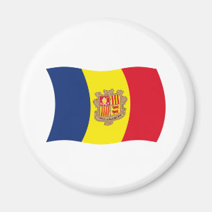 Aimant du drapeau d'Andorre
