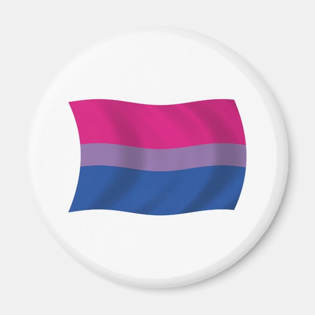 Aimant du drapeau de la fierté bisexuelle (Devant)