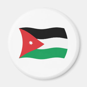 Aimant du drapeau de la Jordanie