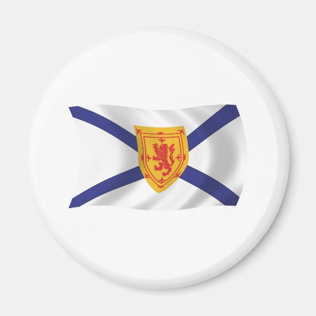 Aimant du drapeau de la Nouvelle-Écosse (Devant)