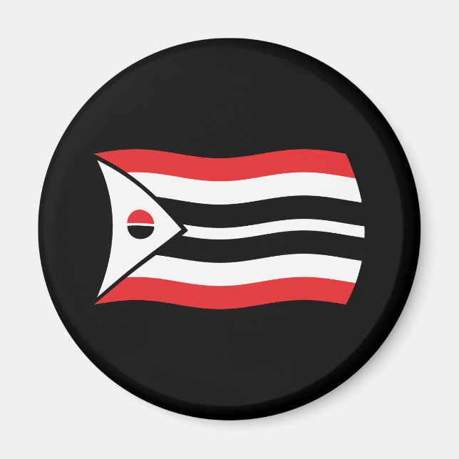 Aimant du drapeau de la tribu Arapaho (Devant)