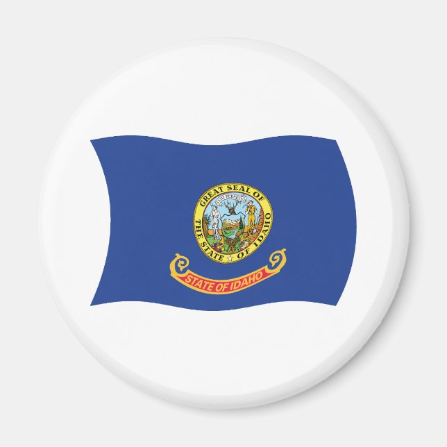 Aimant du drapeau de l'Idaho (Devant)