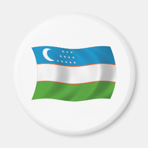 Aimant du drapeau de l'Ouzbékistan
