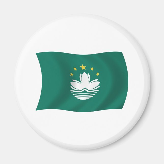 Aimant du drapeau de Macao (Devant)