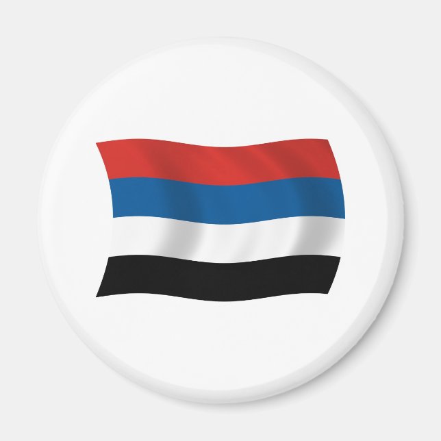 Aimant du drapeau des peuples autochtones de Colom (Devant)
