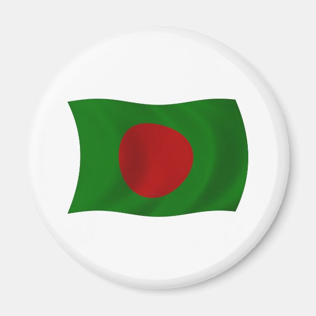 Aimant du drapeau du Bangladesh (Devant)
