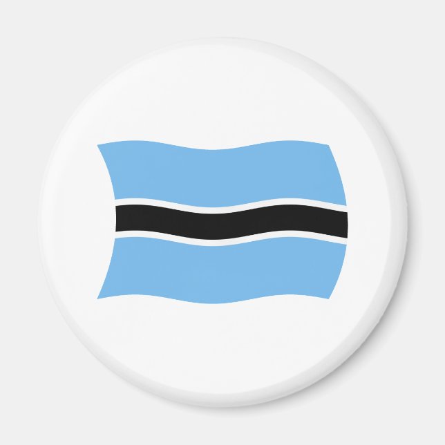 Aimant du drapeau du Botswana (Devant)