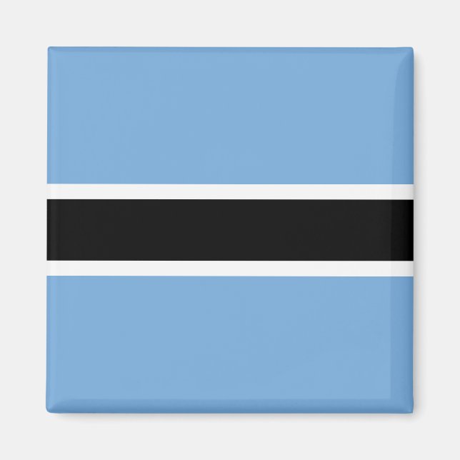 Aimant du drapeau du Botswana (Devant)