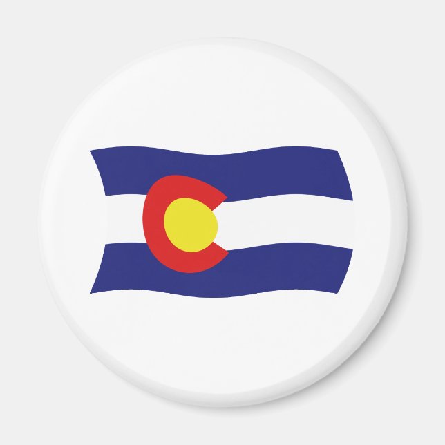 Aimant du drapeau du Colorado (Devant)