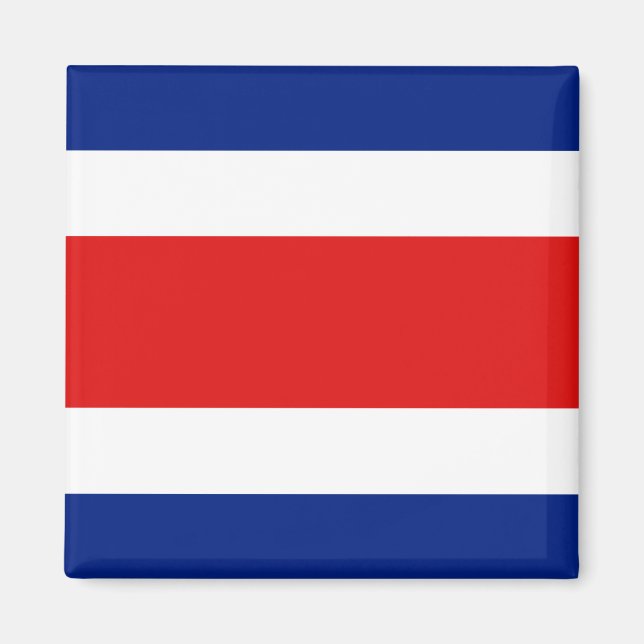 Aimant du drapeau du Costa Rica (Devant)
