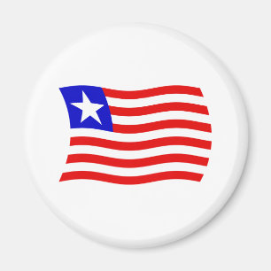 Aimant du drapeau du Liberia