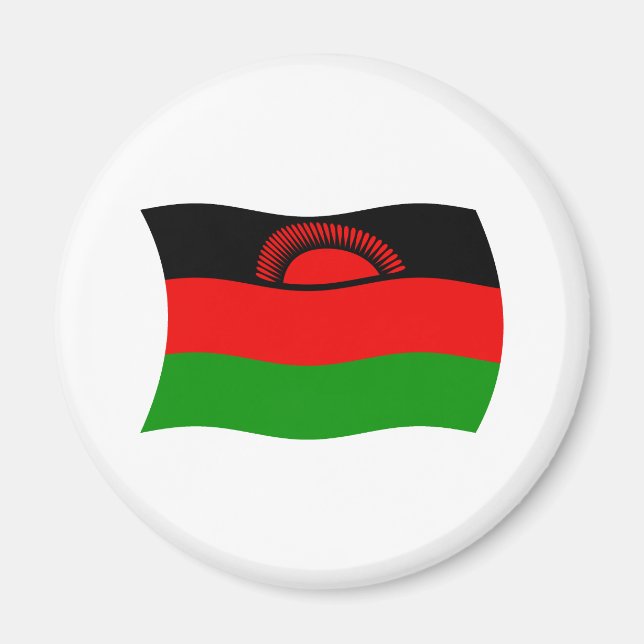 Aimant du drapeau du Malawi (Devant)
