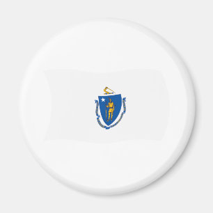 Aimant du drapeau du Massachusetts