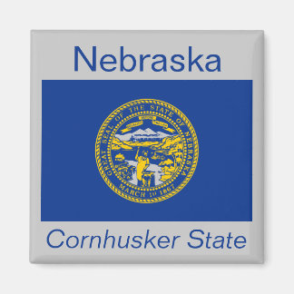 Aimant du drapeau du Nebraska