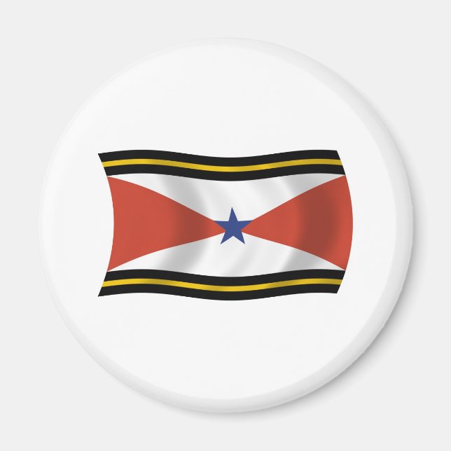 Aimant du drapeau du peuple Akha (Devant)